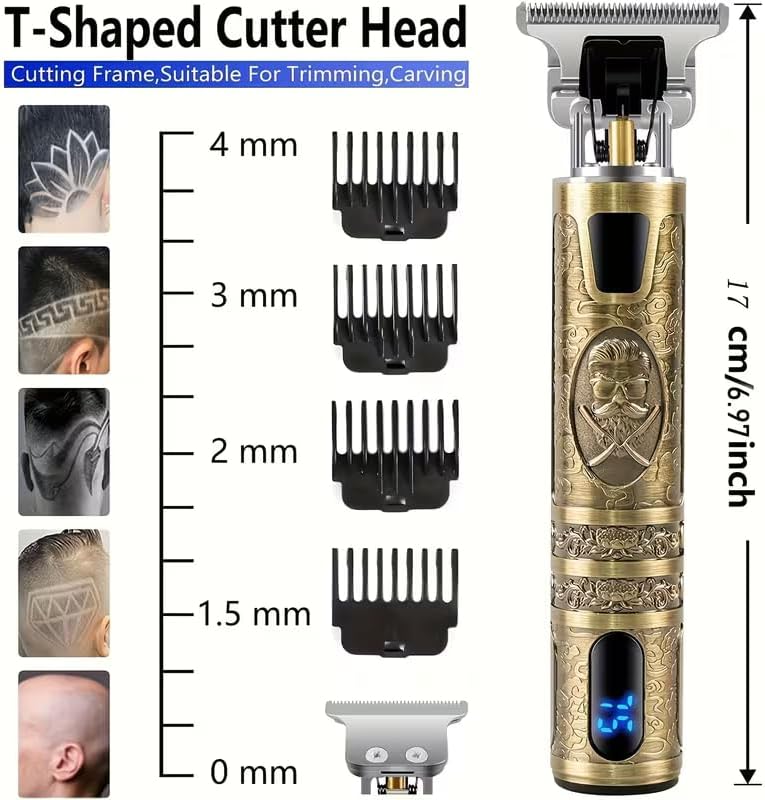 Professional Cordless Hair Clipper for Men
